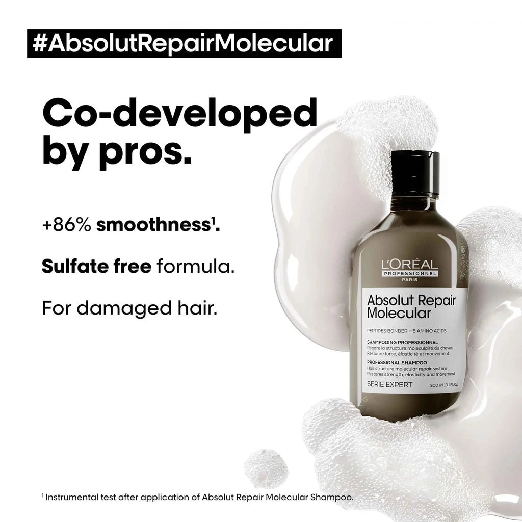 L'Oréal Absolut Repair Molecular Shampoo 300ml