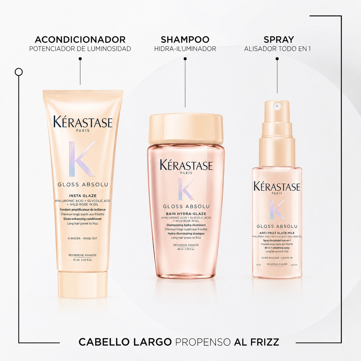 Set de regalo edición limitada: cuidado capilar Gloss Absolu